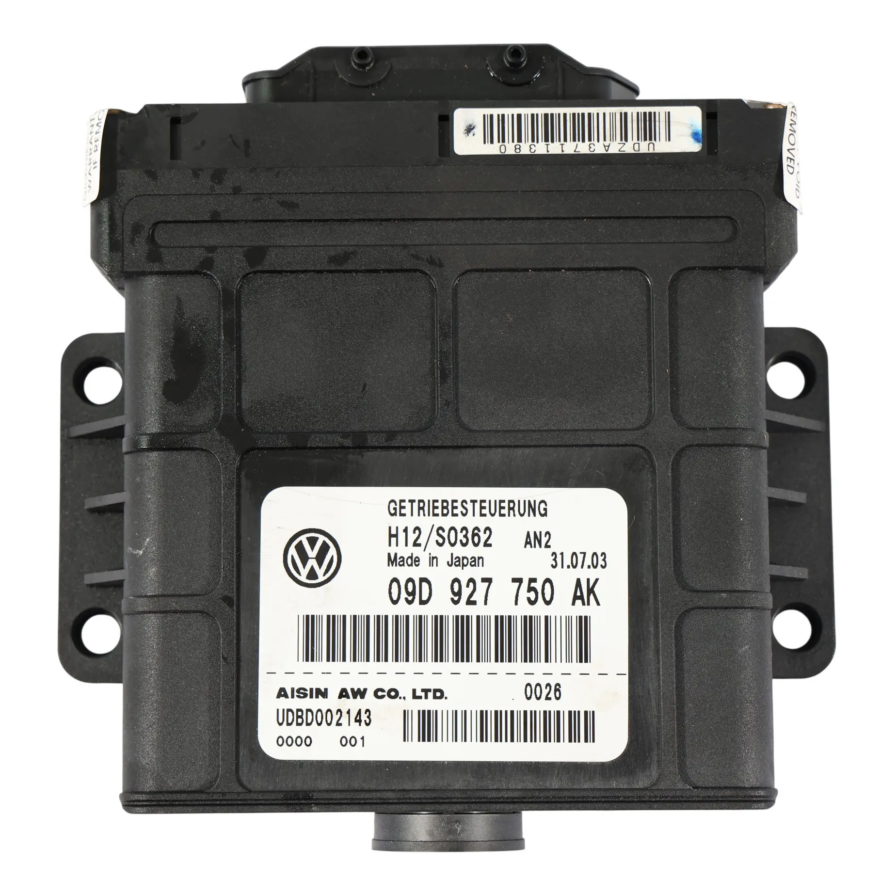 Porsche Cayenne 955 9PA Module Commande Vitesses Automatique ECU 09D927750AK