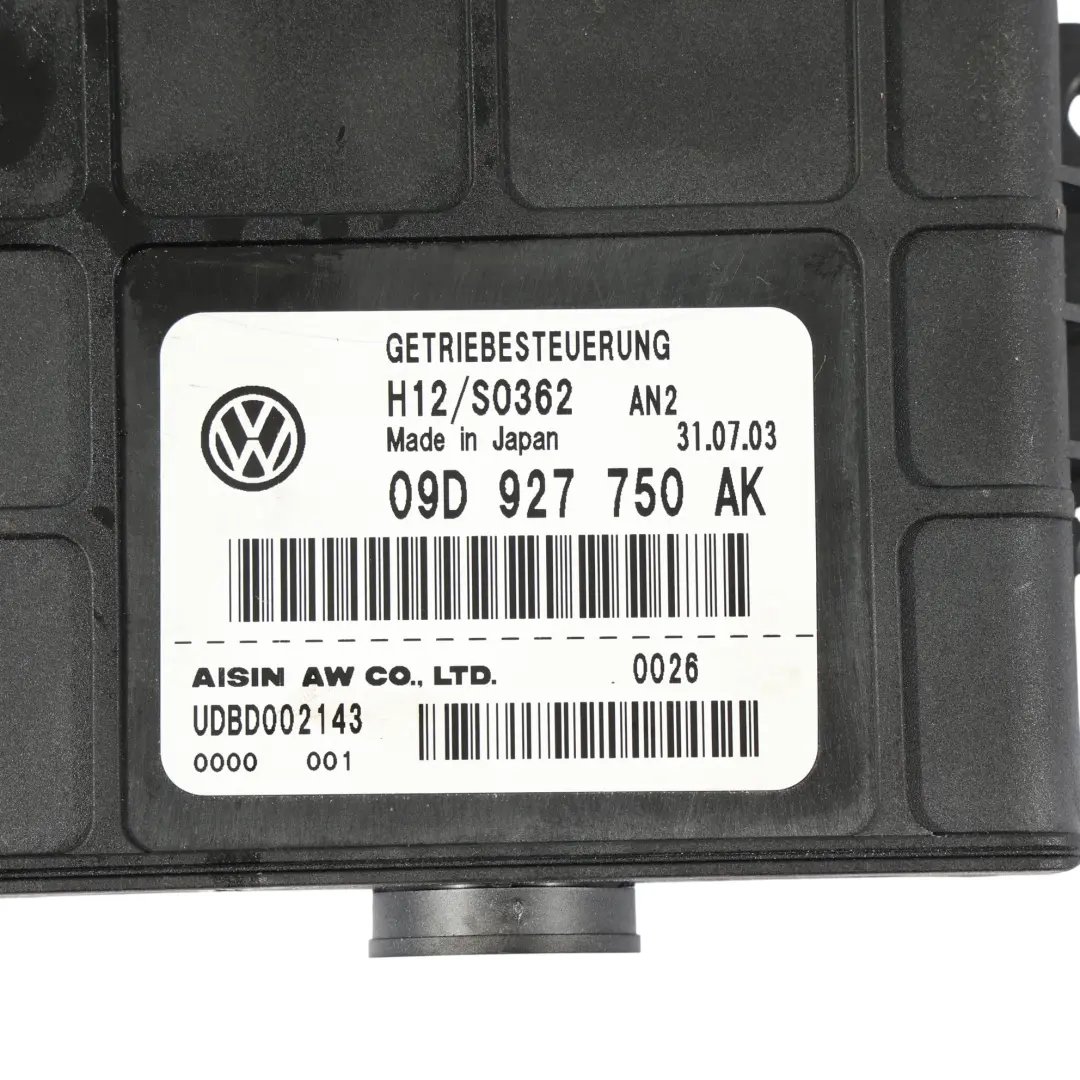 Automatikgetriebe Modul Steuergerät ECU für Porsche Cayenne 955 9PA mit Teilenummer 09D927750AK Porsche Cayenne 955 9PA Automatikgetriebe Modul Steuergerät ECU - SKU 09D927750AK - Teilenummer 09D927750AK