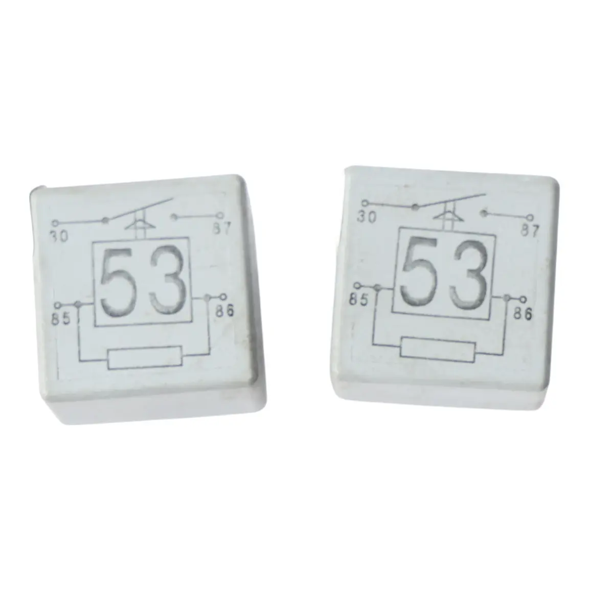 Audi VW Volkswagen Seat Relay Numero 53 Unità Modulo 4 Perni Set Di 2 141951253B