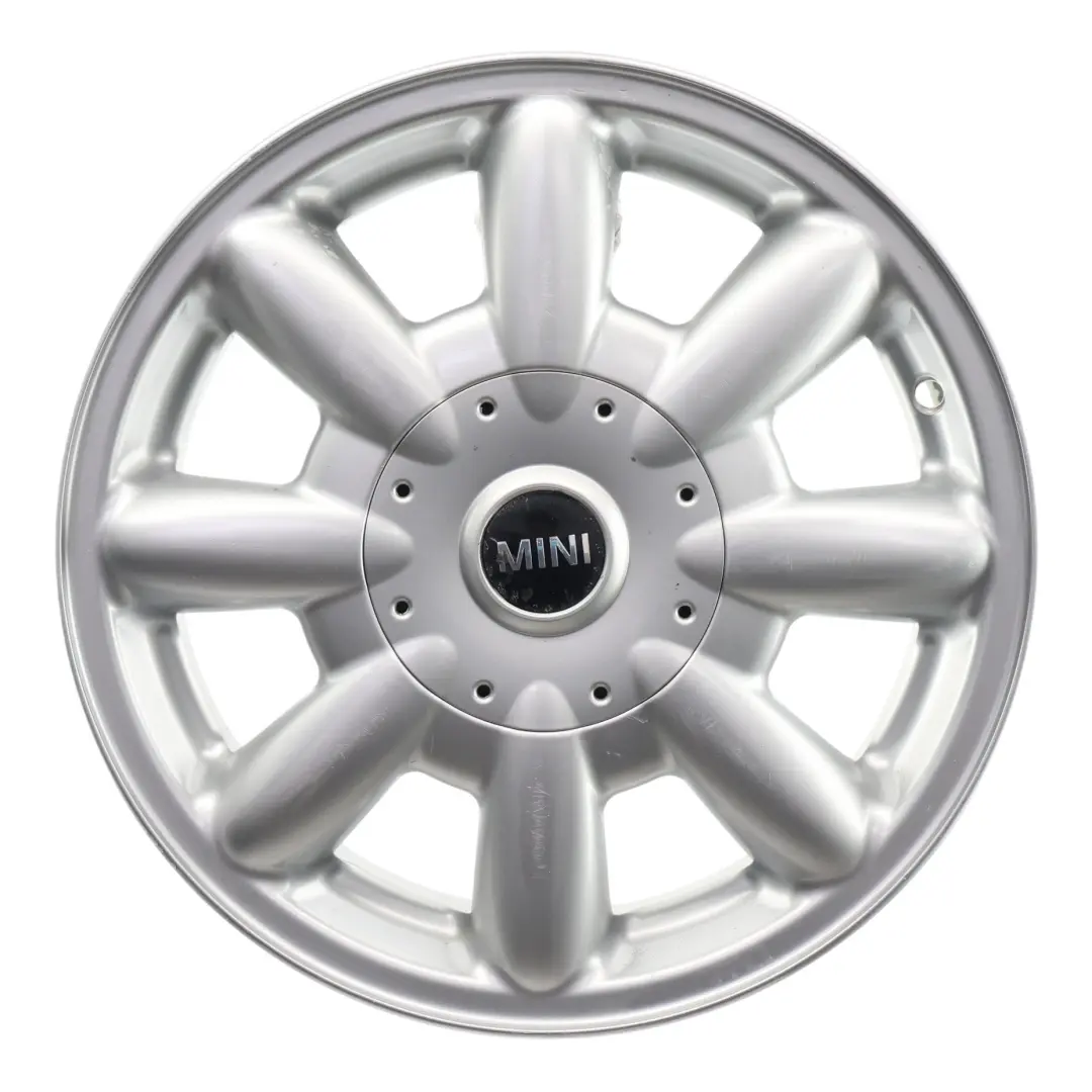 Silber Alufelge Alu Felge 15" 5,5J ET:45 für Mini Cooper One R50 R52 mit Teilenummer 1512347 Mini Cooper One R50 R52 Silber Alufelge Alu Felge 15" 5,5J ET:45 - SKU 1512347-1 - Teilenummer 1512347