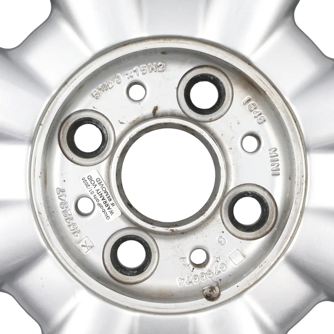 Felga Aluminiowa 15" 5,5J ET:45 8-Spoke 82 do Mini R50 R52 o numerze 1512347 Mini R50 R52 Felga Aluminiowa 15" 5,5J ET:45 8-Spoke 82 - SKU 1512347-1 - Numer Części 1512347
