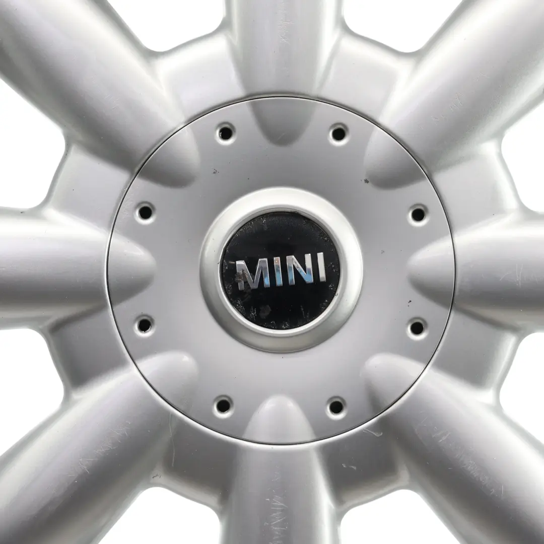 Silber Alufelge Alu Felge 15" 5,5J ET:45 für Mini Cooper One R50 R52 mit Teilenummer 1512347 Mini Cooper One R50 R52 Silber Alufelge Alu Felge 15" 5,5J ET:45 - SKU 1512347-1 - Teilenummer 1512347