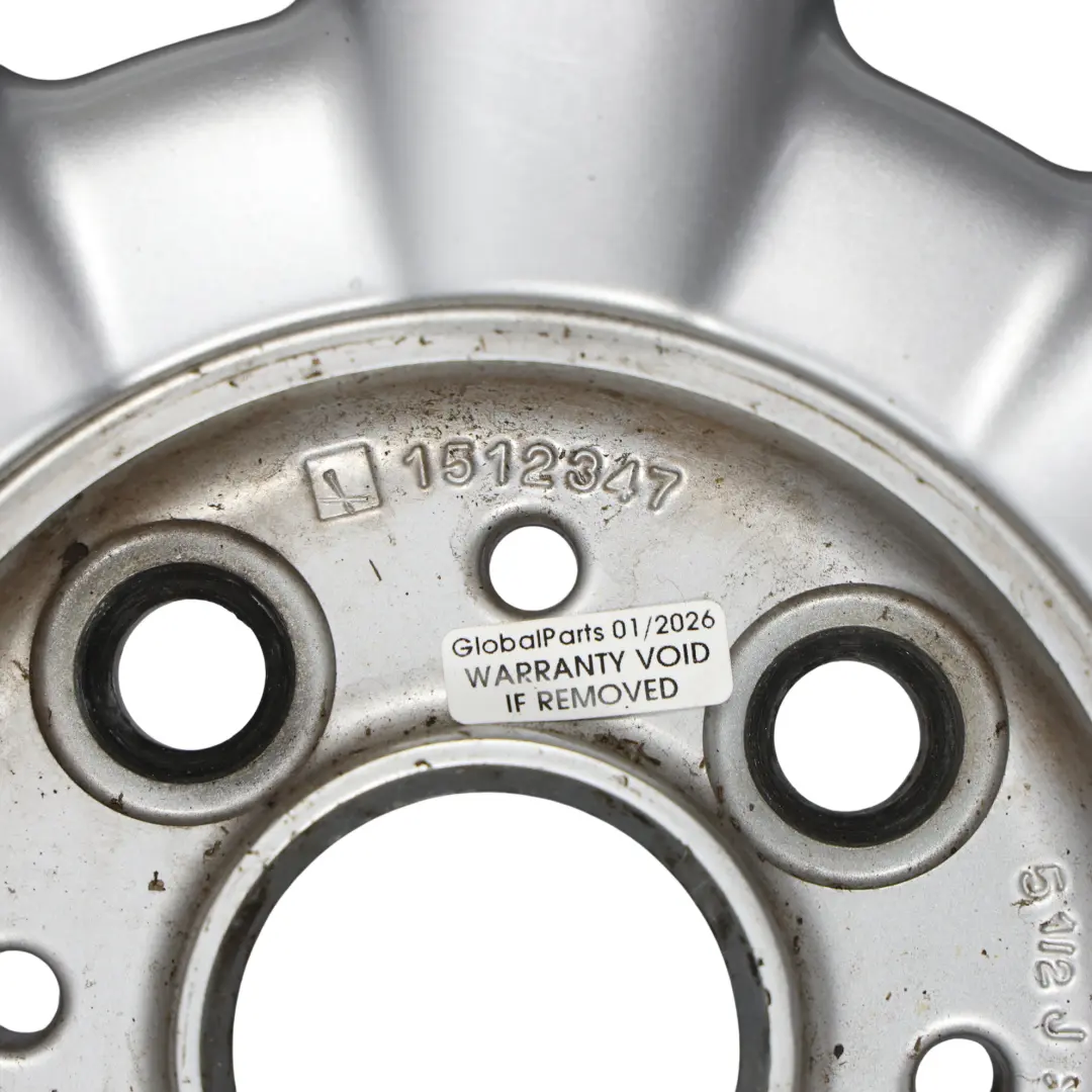 Mini Cooper R50 R52 Silver Wheel Alloy Rim 15" 5,5J ET:45 8-Spoke 82 - SKU 1512347-4 - Part number 1512347