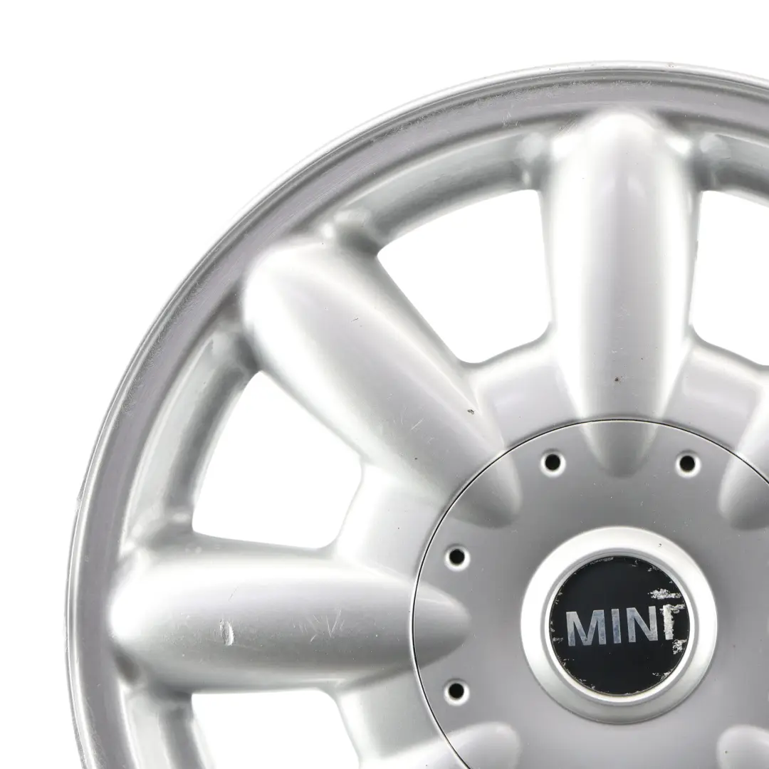 Mini Cooper R50 R52 Silver Wheel Alloy Rim 15" 5,5J ET:45 8-Spoke 82 - SKU 1512347-4 - Part number 1512347