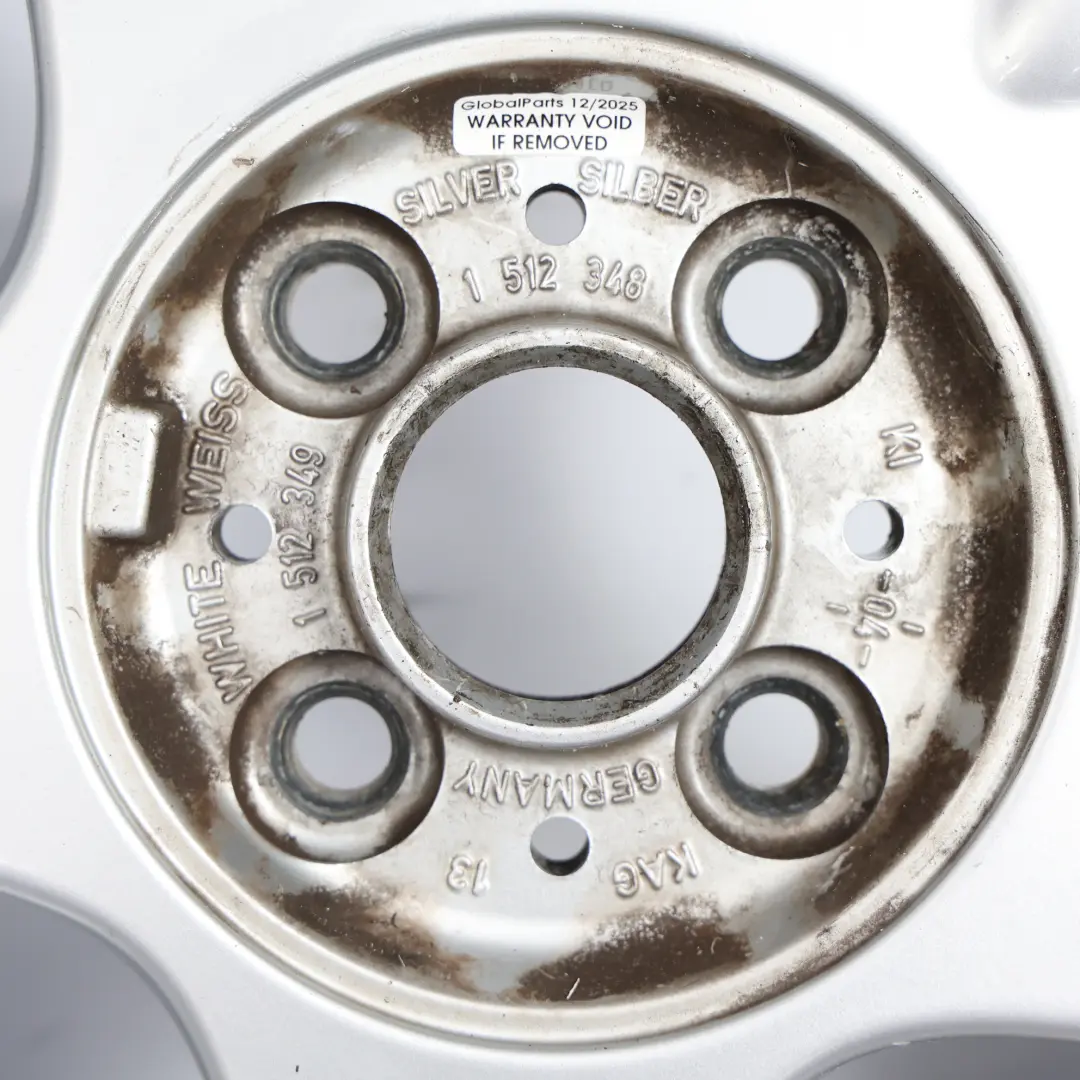 Mini Cooper One R50 R52 Silver Wheel Alloy Rim 16 6,5J ET:48 5-Spider Spoke 83 - SKU 1512348-1 - Part number 1512348