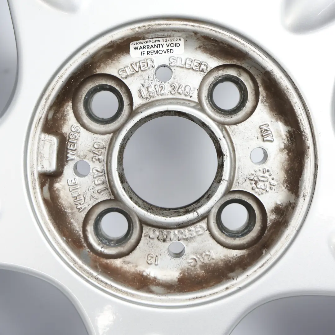 Mini Cooper R50 Argento Cerchio in lega 16 6,5J ET:48 5-Spider Spoke 83 - SKU 1512348-2 - Numero di parte 1512348