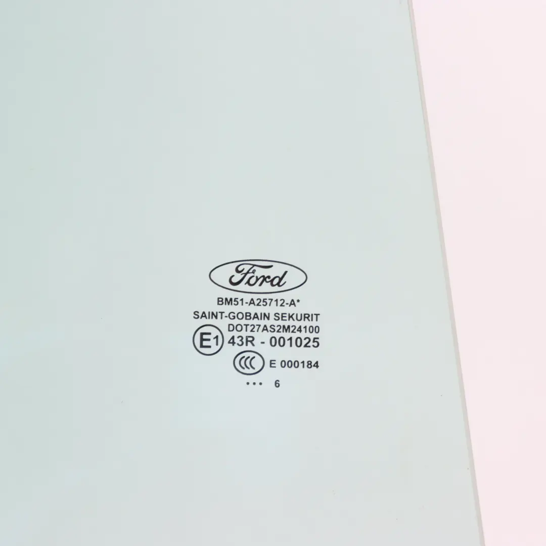 Ford Focus MK3 5-Türer Hinten Tür Fensterscheibe AS2 Rechts BM51-A25712-A - SKU 1706320 - Teilenummer 1706320