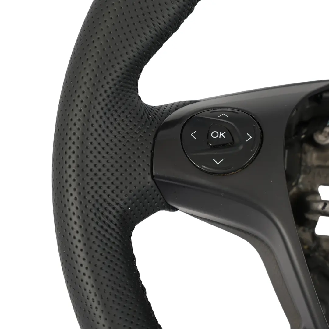 Mk8 NEW Black Leather Steering Wheel Multifunction BK213600CD35B8 to Ford Transit with Part number 1810825 Ford Transit Mk8 NEW Black Leather Steering Wheel Multifunction BK213600CD35B8 - SKU 1810825-1 - Part number 1810825