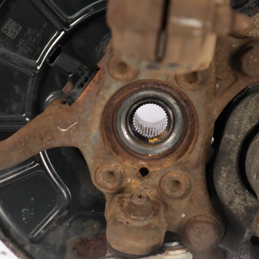 VW Caddy 2K Front Suspension Leg Wheel Hub Brake Disc Left N/S 2K5412021M - SKU 1K0407255AC-1 - Part number 1K0407255AC