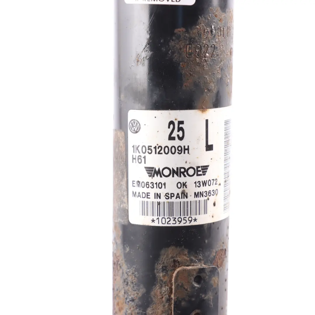 VW Golf VI Scirocco III Amortiguador Trasero Strut Muelle Izquierdo - SKU 1K0512009H - Número de pieza 1K0512009H