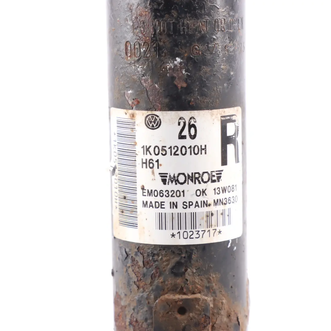 VW Golf Mk6 Scirocco Mk3 Rear Shock Absorber Strut Spring Right O/S - SKU 1K0512010H - Part number 1K0512010H