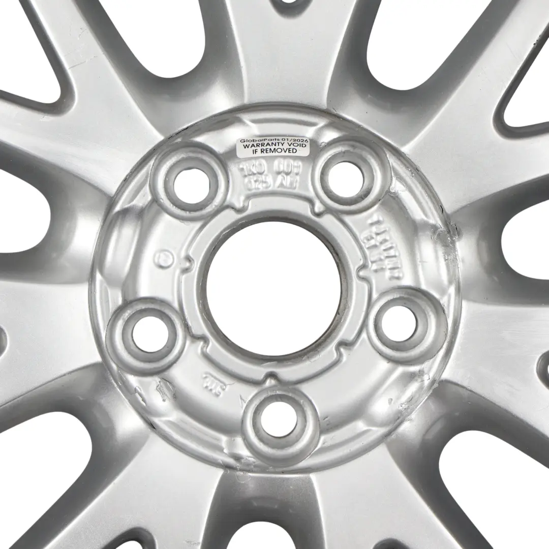 VW Volkswagen Golf Mk5 Mk6 Argento Cerchio in Lega 17" ET:54 7J - SKU 1K0601025AN-2 - Numero di parte 1K0601025AN