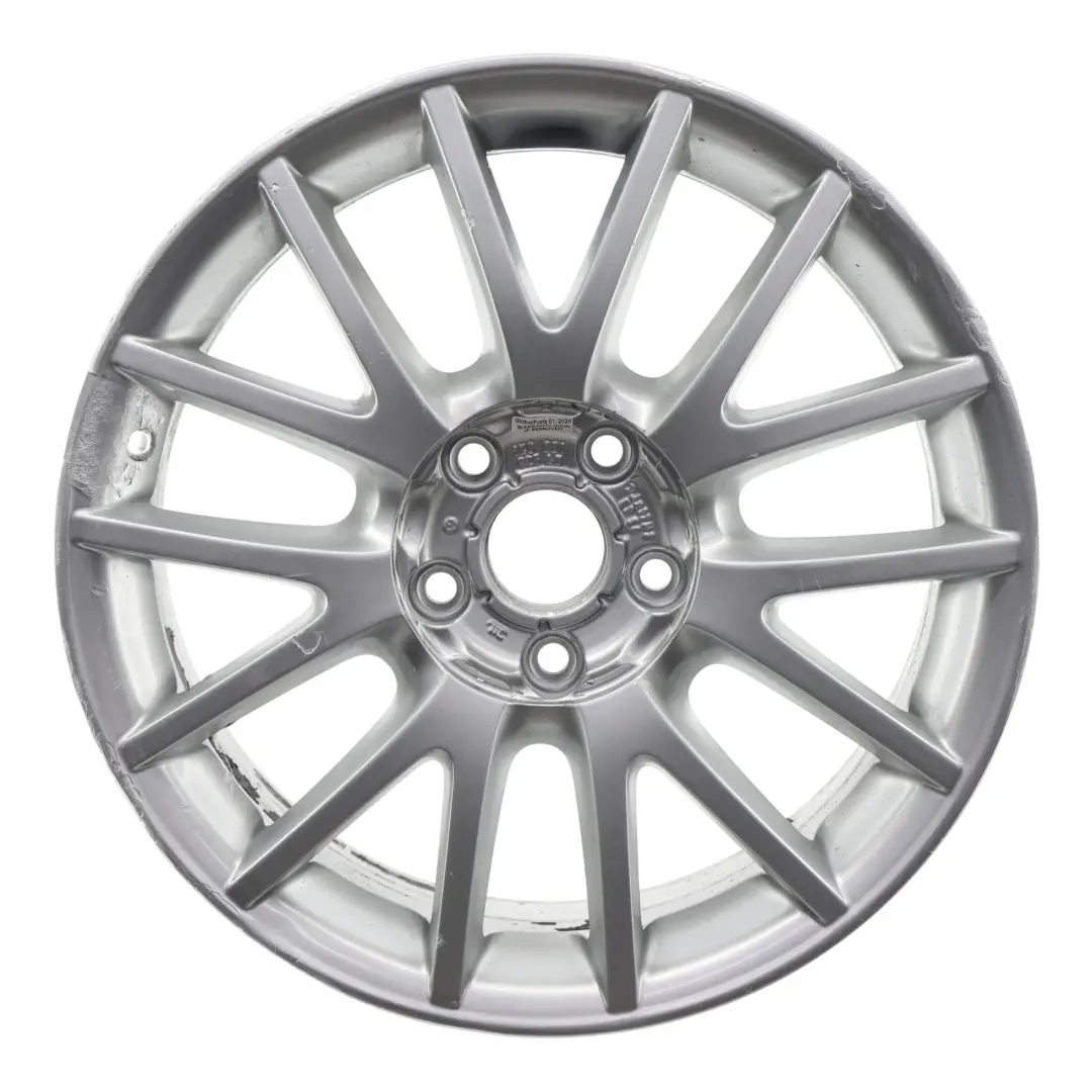 VW Volkswagen Golf Mk5 Mk6 Silver Wheel Alloy Rim 17" ET:54 7J - SKU 1K0601025AN-3 - Part number 1K0601025AN