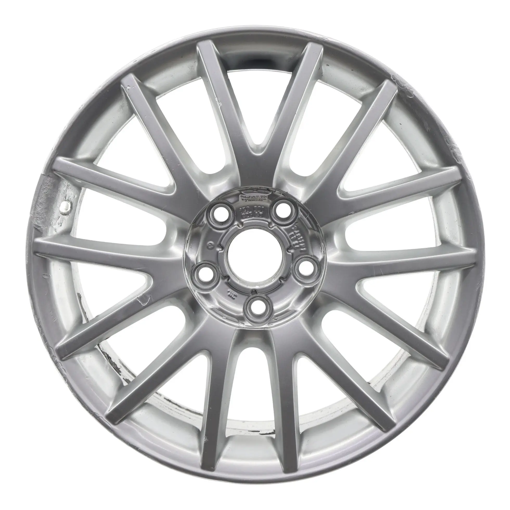 VW Volkswagen Golf Mk5 Mk6 Silver Wheel Alloy Rim 17" ET:54 7J 1K0601025AN