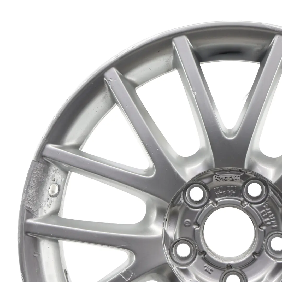 VW Volkswagen Golf Mk5 Mk6 Silver Wheel Alloy Rim 17" ET:54 7J - SKU 1K0601025AN-3 - Part number 1K0601025AN