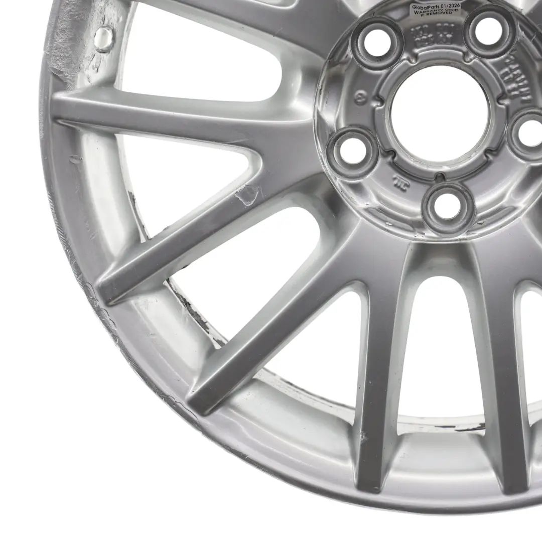 VW Volkswagen Golf Mk5 Mk6 Silver Wheel Alloy Rim 17" ET:54 7J - SKU 1K0601025AN-3 - Part number 1K0601025AN