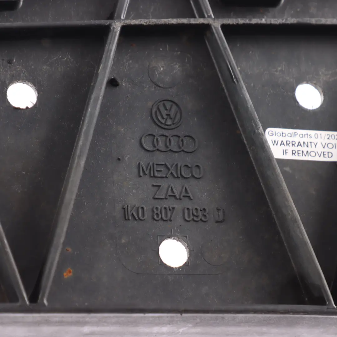 Volkswagen Golf Cross Bumper Lower Front Carrier Cross Member Support - SKU 1K0807093D - Part number 1K0807093D