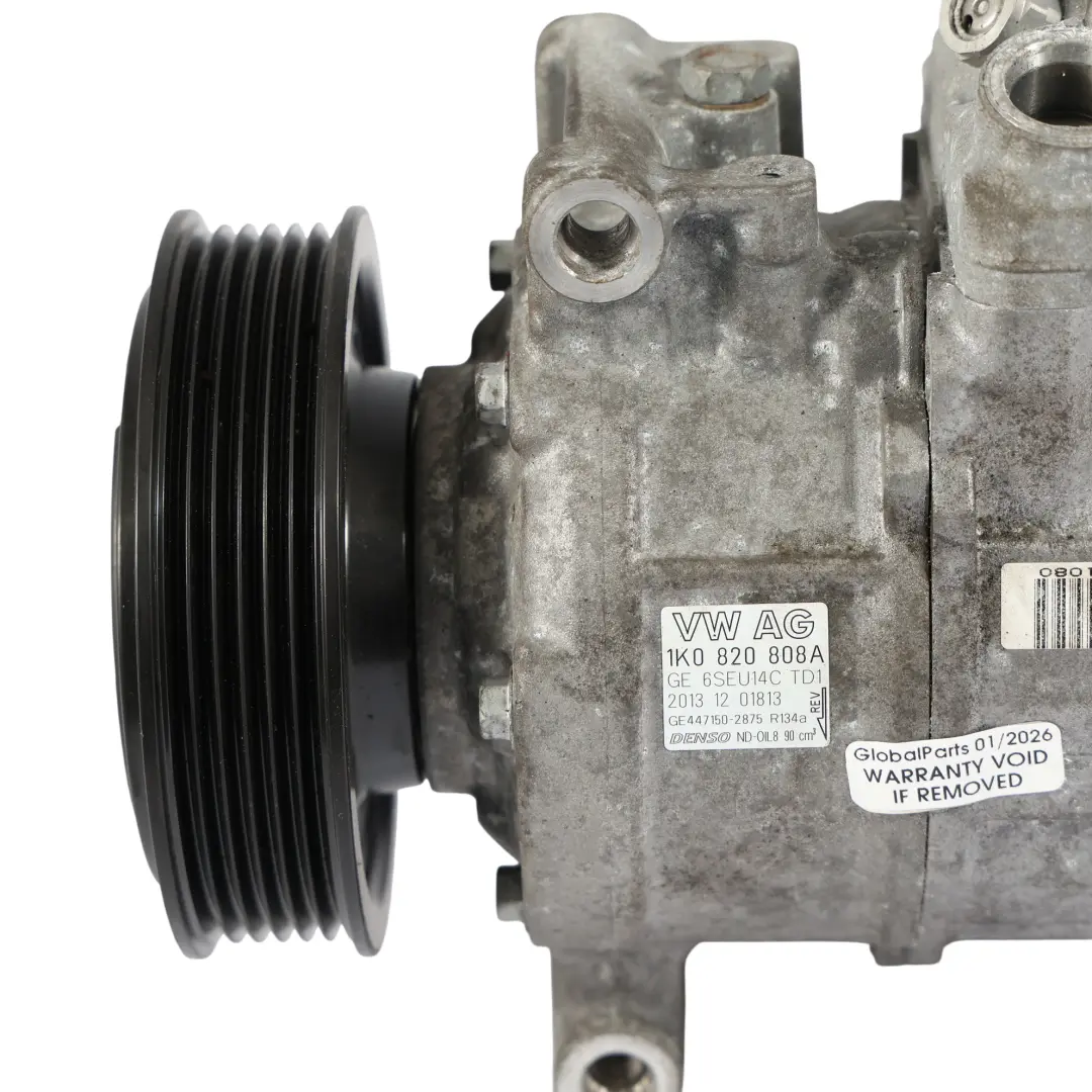 A/C Aire Acondicionado Compresor Bomba para Volkswagen Scirocco III con número de pieza 1K0820808A Volkswagen Scirocco III A/C Aire Acondicionado Compresor Bomba - SKU 1K0820808A - Número de pieza 1K0820808A