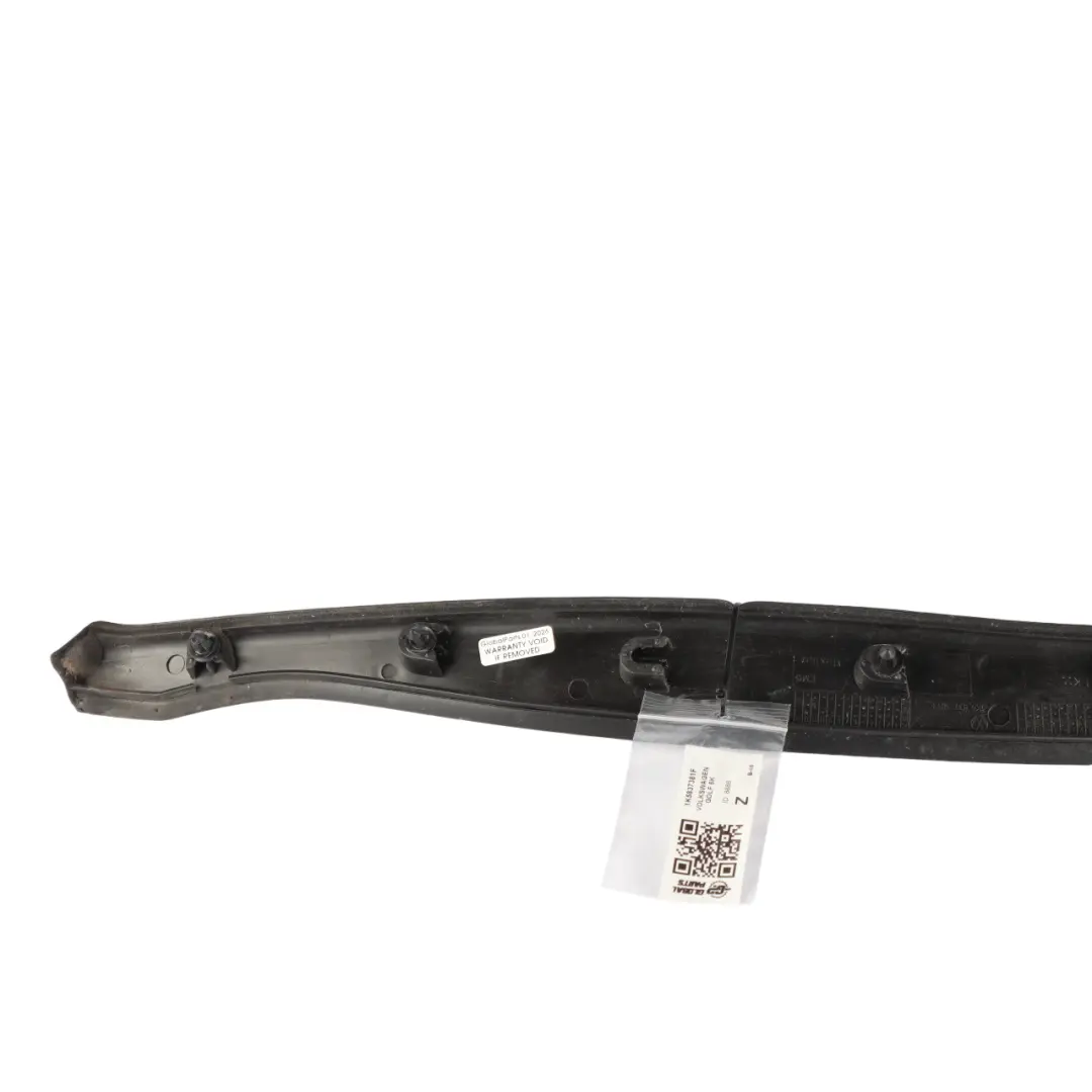 VW Volkswagen Golf Mk6 5D Door End Trim Seal Gasket Rear Left N/S - SKU 1K5837381F - Part number 1K5837381F