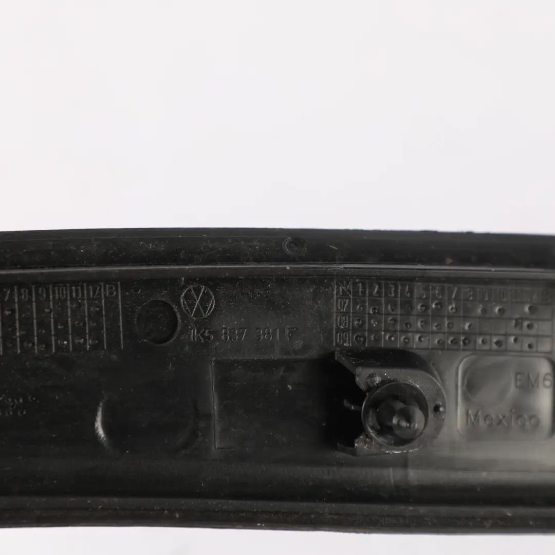 VW Volkswagen Golf Mk6 5D Door End Trim Seal Gasket Rear Left N/S - SKU 1K5837381F - Part number 1K5837381F