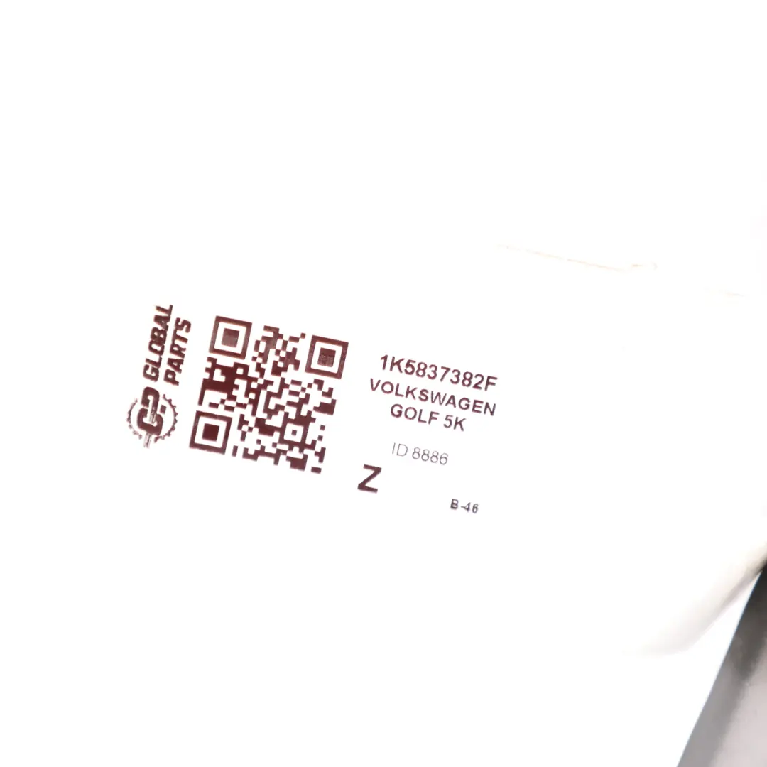 MK6 Door End Trim Rear Right O/S Panel Cover to Volkswagen Golf with Part number 1K5837382F Volkswagen Golf MK6 Door End Trim Rear Right O/S Panel Cover - SKU 1K5837382F - Part number 1K5837382F