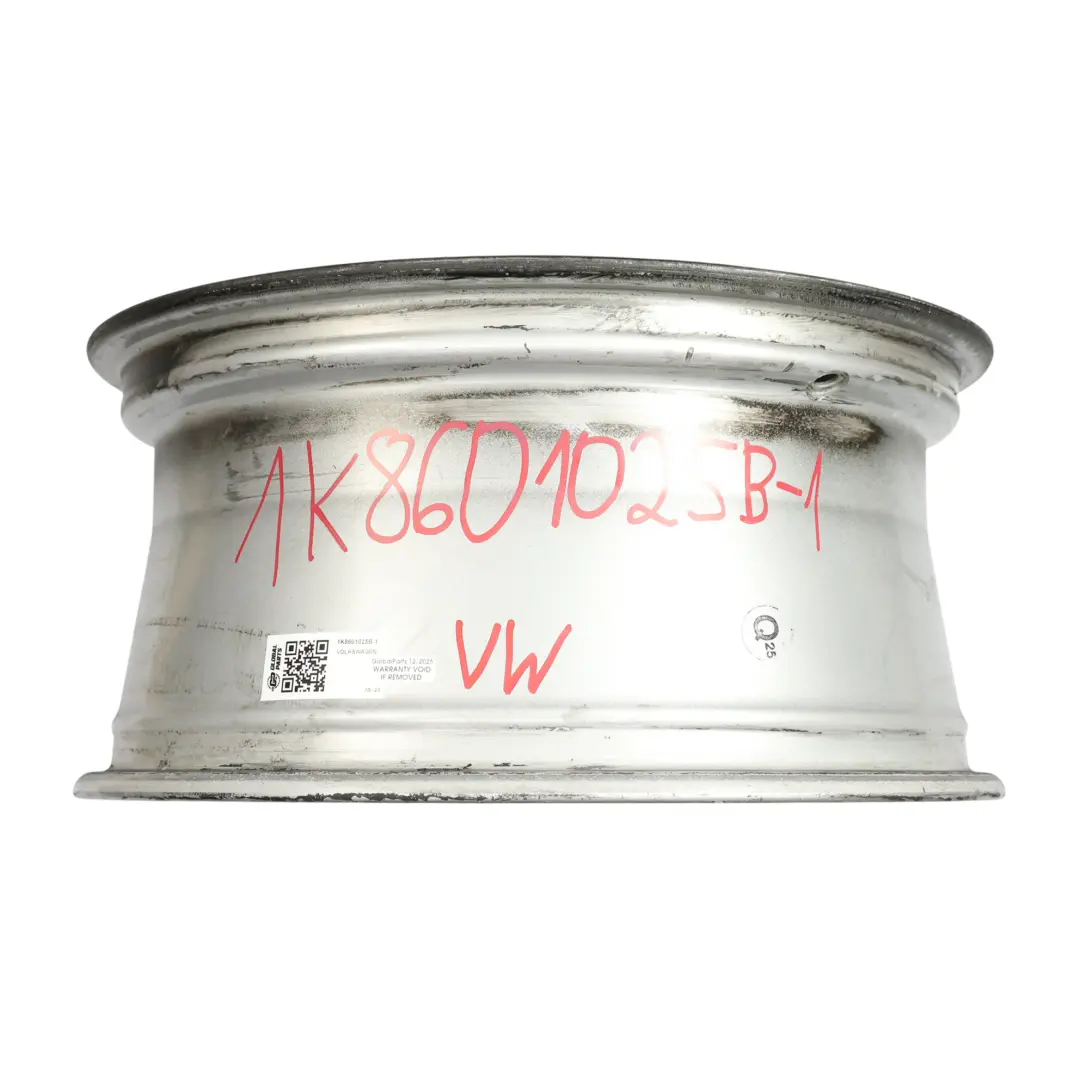 Volkswagen Scirocco Mk3 Schwarz Alufelge 17" 8J ET:41 - SKU 1K8601025B-1 - Teilenummer 1K8601025B