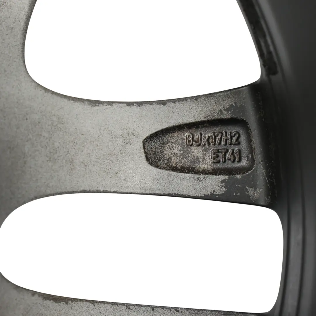 Volkswagen Scirocco Mk3 Czarna Felga Aluminiowa 17" 8J ET:41 - SKU 1K8601025B-1 - Numer Części 1K8601025B