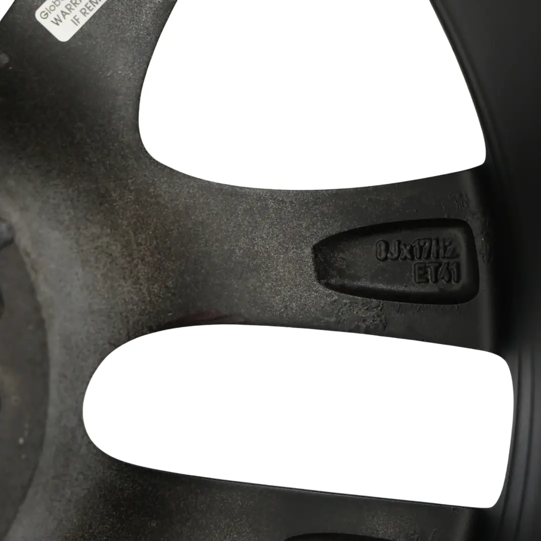 Mk3 Schwarz Alufelge 17" 8J ET:41 für Volkswagen Scirocco mit Teilenummer 1K8601025B Volkswagen Scirocco Mk3 Schwarz Alufelge 17" 8J ET:41 - SKU 1K8601025B - Teilenummer 1K8601025B