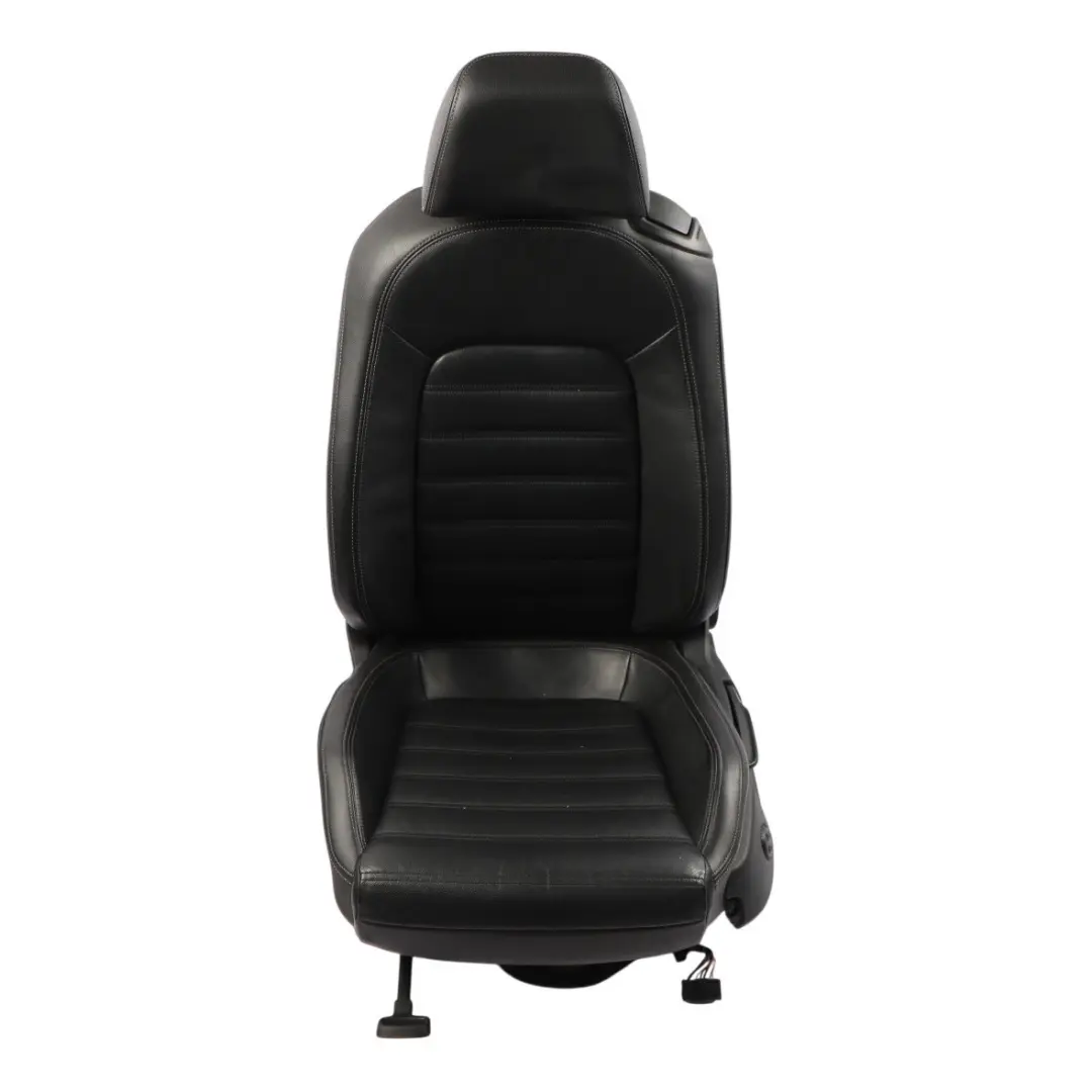 Mk3 3 Door Front Seat Heated Leather Black Left N/S to Volkswagen Scirocco with Part number 1K8881805AT Volkswagen Scirocco Mk3 3 Door Front Seat Heated Leather Black Left N/S - SKU 1K8881805AT-2 - Part number 1K8881805AT