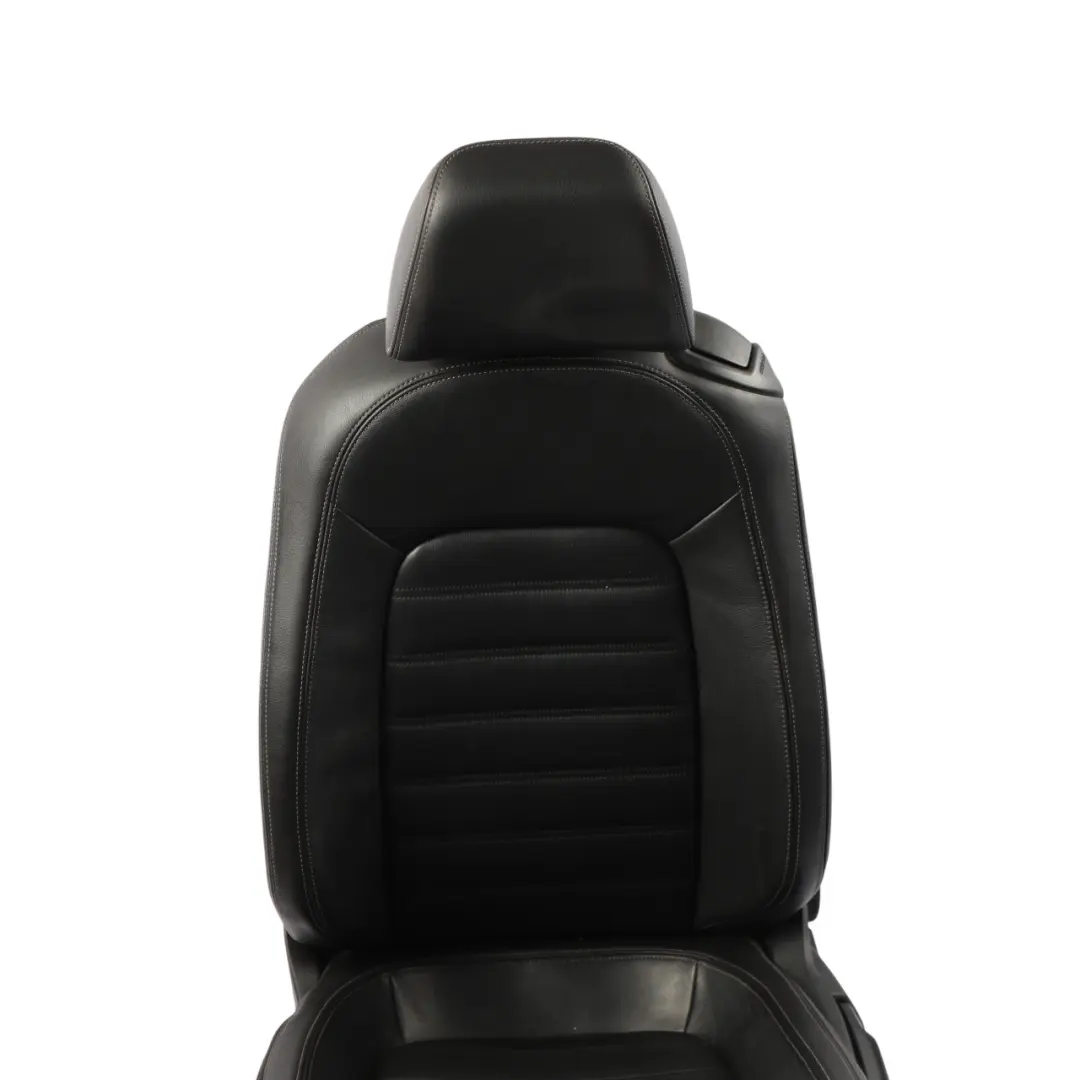 Volkswagen Scirocco Mk3 3 Door Front Seat Heated Leather Black Left N/S - SKU 1K8881805AT-2 - Part number 1K8881805AT