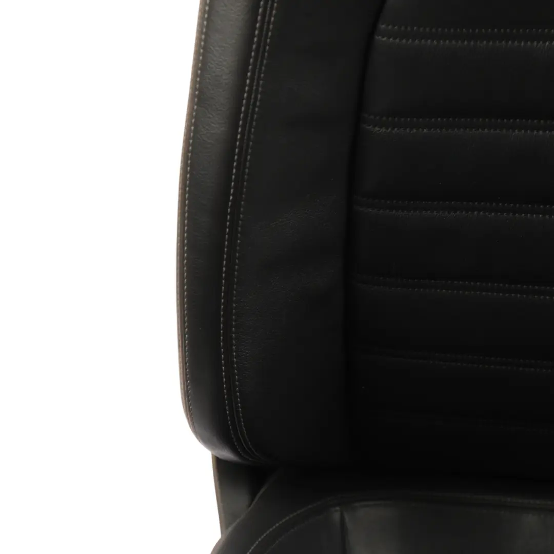 Mk3 3 Door Front Seat Heated Leather Black Left N/S to Volkswagen Scirocco with Part number 1K8881805AT Volkswagen Scirocco Mk3 3 Door Front Seat Heated Leather Black Left N/S - SKU 1K8881805AT-2 - Part number 1K8881805AT