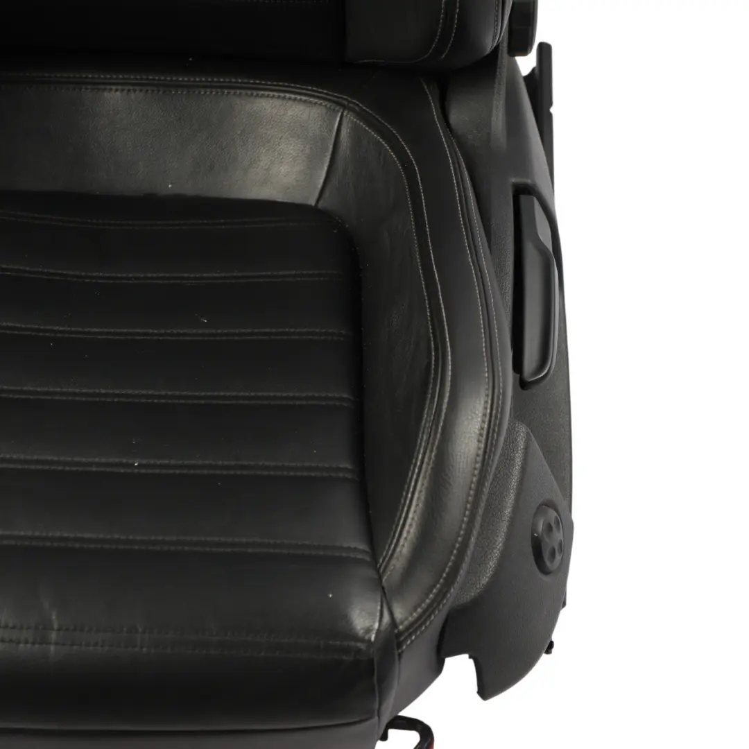 Volkswagen Scirocco Mk3 3 Door Front Seat Heated Leather Black Left N/S - SKU 1K8881805AT-2 - Part number 1K8881805AT