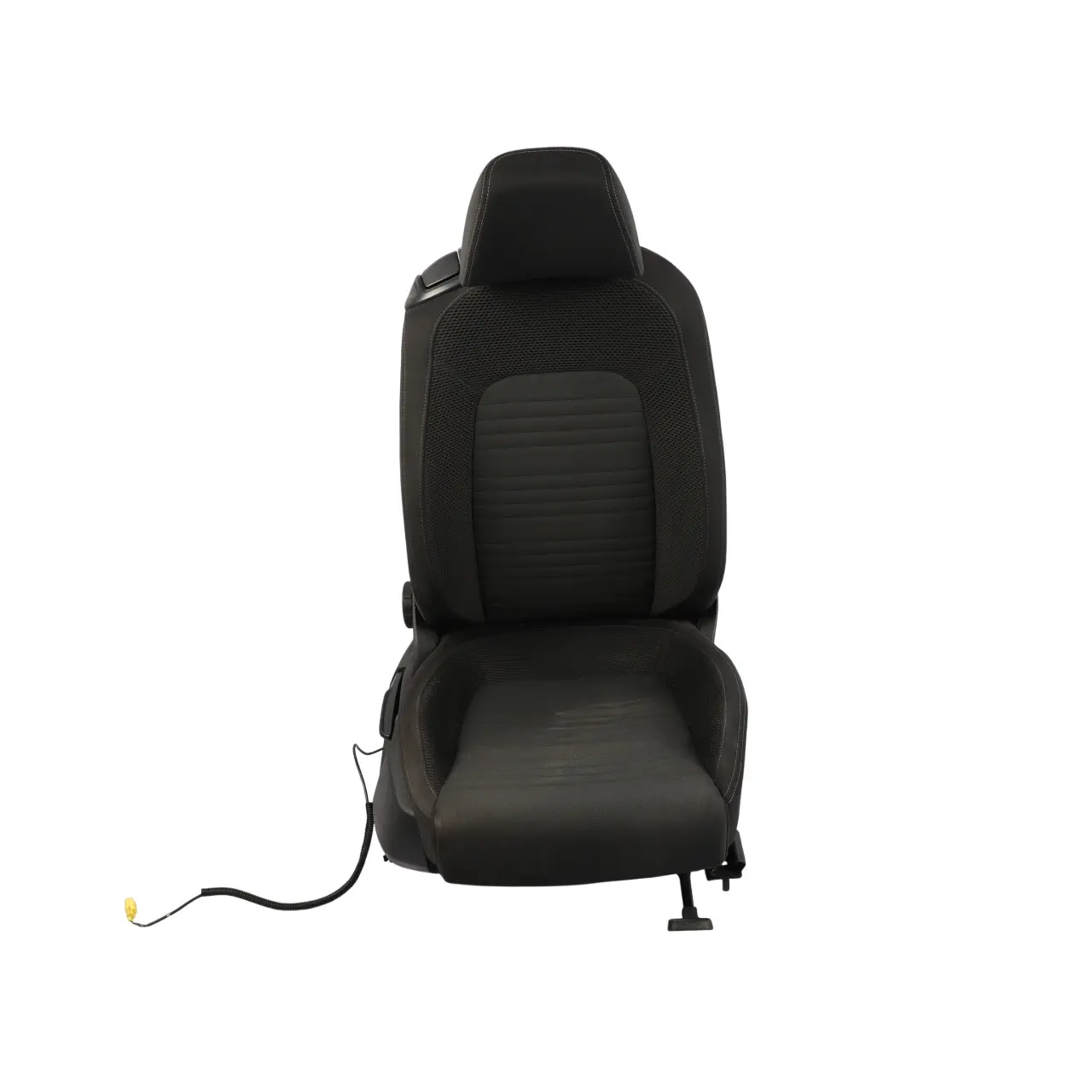 Volkswagen Scirocco Mk3 III 3Dr Front Seat Fabric Cloth Black Grey Right O/S