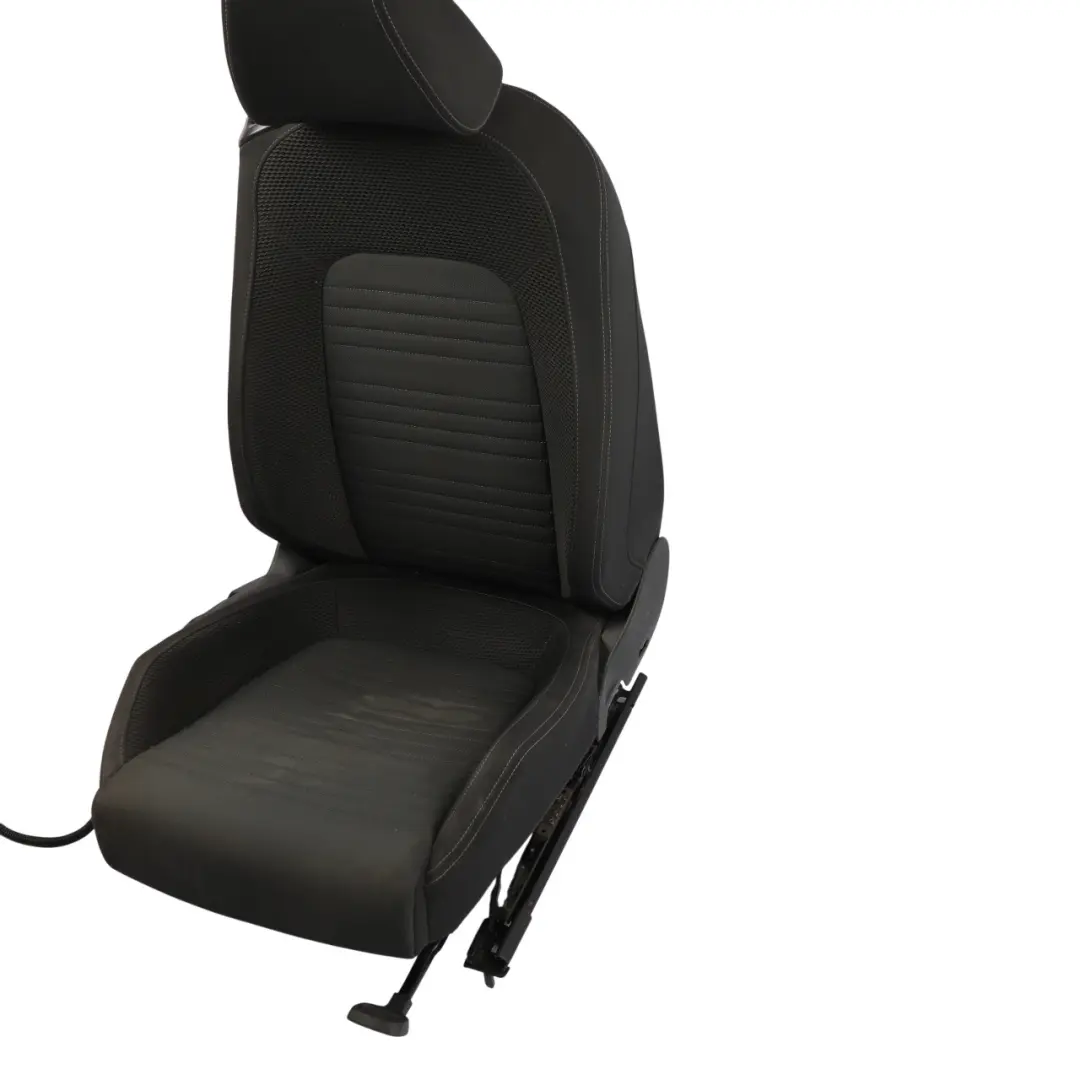 Mk3 III 3Dr Front Seat Fabric Cloth Black Grey Right O/S to Volkswagen Scirocco with Part number 1K8881806AK Volkswagen Scirocco Mk3 III 3Dr Front Seat Fabric Cloth Black Grey Right O/S - SKU 1K8881806AK-1 - Part number 1K8881806AK