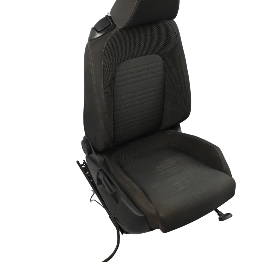 Mk3 III 3Dr Front Seat Fabric Cloth Black Grey Right O/S to Volkswagen Scirocco with Part number 1K8881806AK Volkswagen Scirocco Mk3 III 3Dr Front Seat Fabric Cloth Black Grey Right O/S - SKU 1K8881806AK-1 - Part number 1K8881806AK