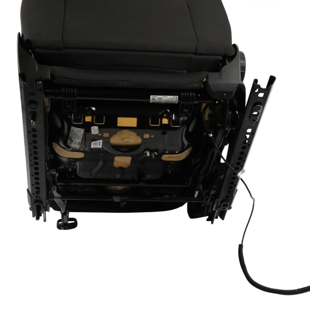 Mk3 III 3Dr Front Seat Fabric Cloth Black Grey Right O/S to Volkswagen Scirocco with Part number 1K8881806AK Volkswagen Scirocco Mk3 III 3Dr Front Seat Fabric Cloth Black Grey Right O/S - SKU 1K8881806AK-1 - Part number 1K8881806AK