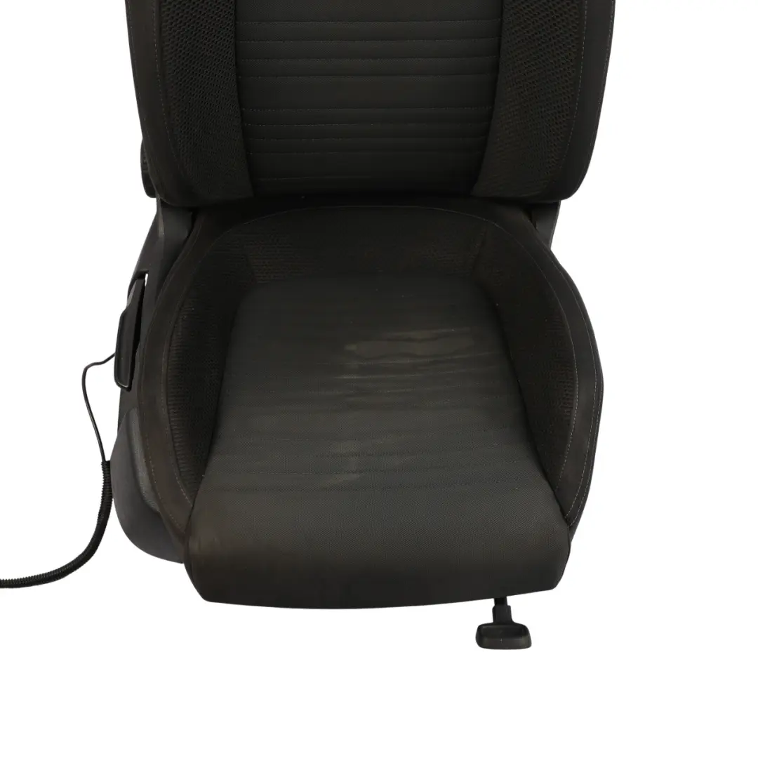 Mk3 III 3Dr Front Seat Fabric Cloth Black Grey Right O/S to Volkswagen Scirocco with Part number 1K8881806AK Volkswagen Scirocco Mk3 III 3Dr Front Seat Fabric Cloth Black Grey Right O/S - SKU 1K8881806AK-1 - Part number 1K8881806AK