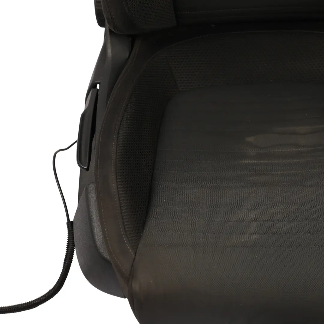 Mk3 III 3Dr Front Seat Fabric Cloth Black Grey Right O/S to Volkswagen Scirocco with Part number 1K8881806AK Volkswagen Scirocco Mk3 III 3Dr Front Seat Fabric Cloth Black Grey Right O/S - SKU 1K8881806AK-1 - Part number 1K8881806AK