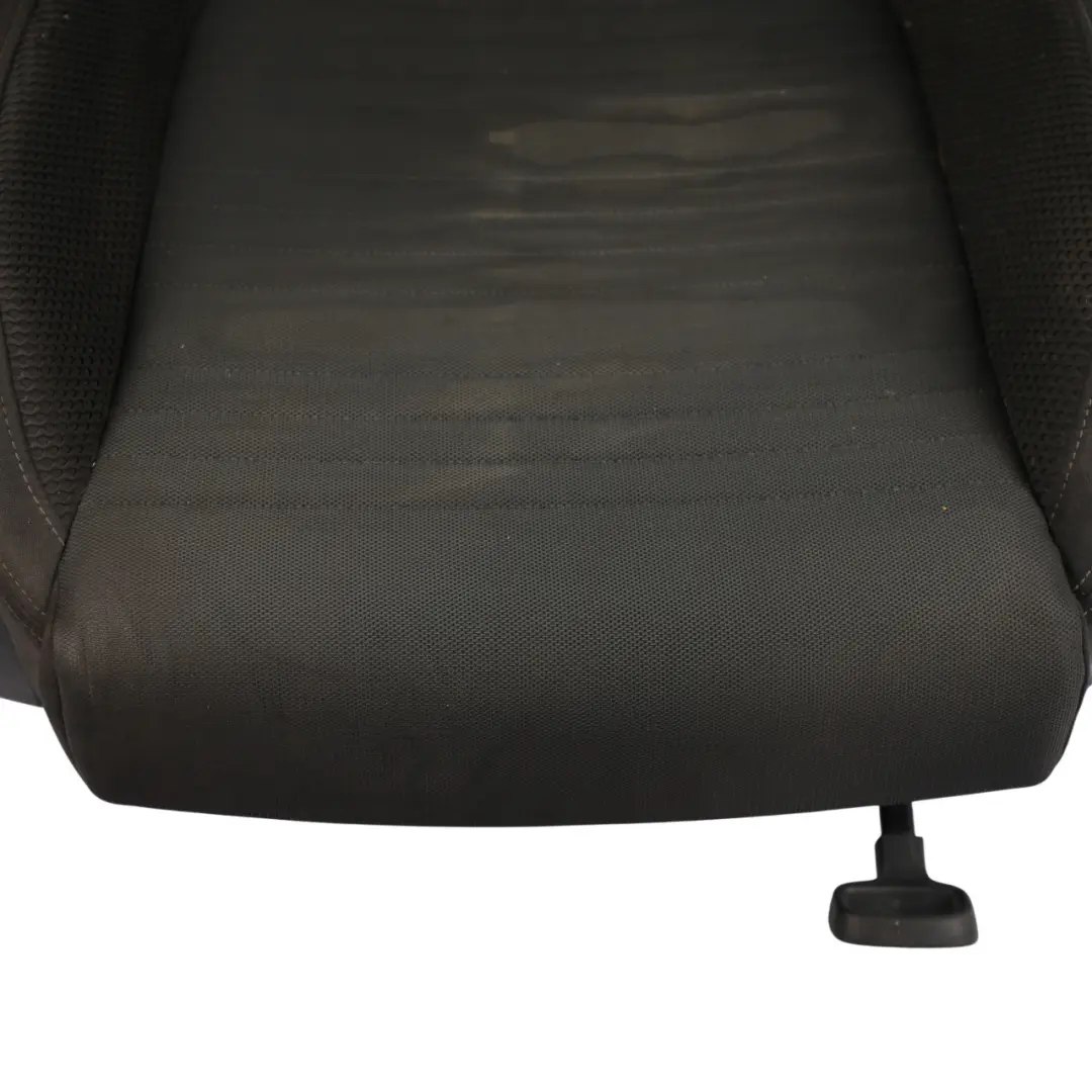 Mk3 III 3Dr Front Seat Fabric Cloth Black Grey Right O/S to Volkswagen Scirocco with Part number 1K8881806AK Volkswagen Scirocco Mk3 III 3Dr Front Seat Fabric Cloth Black Grey Right O/S - SKU 1K8881806AK-1 - Part number 1K8881806AK