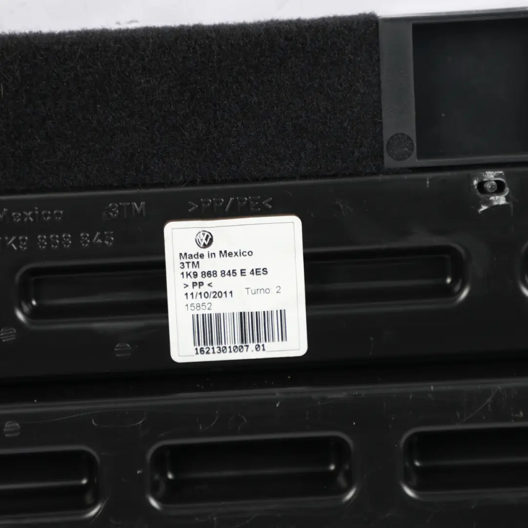 VW Golf Mk6 Variant Trunk Boot Carpet Cover Panel Insert Bottom - SKU 1K9868845E - Part number 1K9868845E