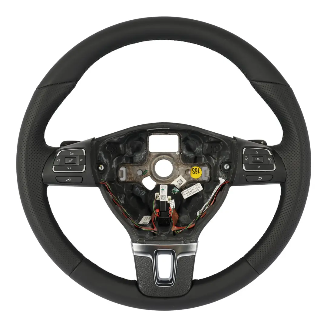 Volkswagen Tiguan 5N Kierownica NOWA Czarna Skóra Łopatki - SKU 1T0419091AD-1 - Numer Części 1T0419091AD