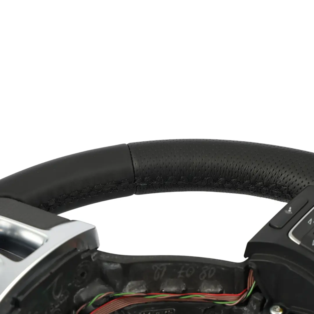 Lenkrad NEU Schwarz Leder Schaltwippen für Volkswagen Tiguan 5N mit Teilenummer 1T0419091AD Volkswagen Tiguan 5N Lenkrad NEU Schwarz Leder Schaltwippen - SKU 1T0419091AD-1 - Teilenummer 1T0419091AD