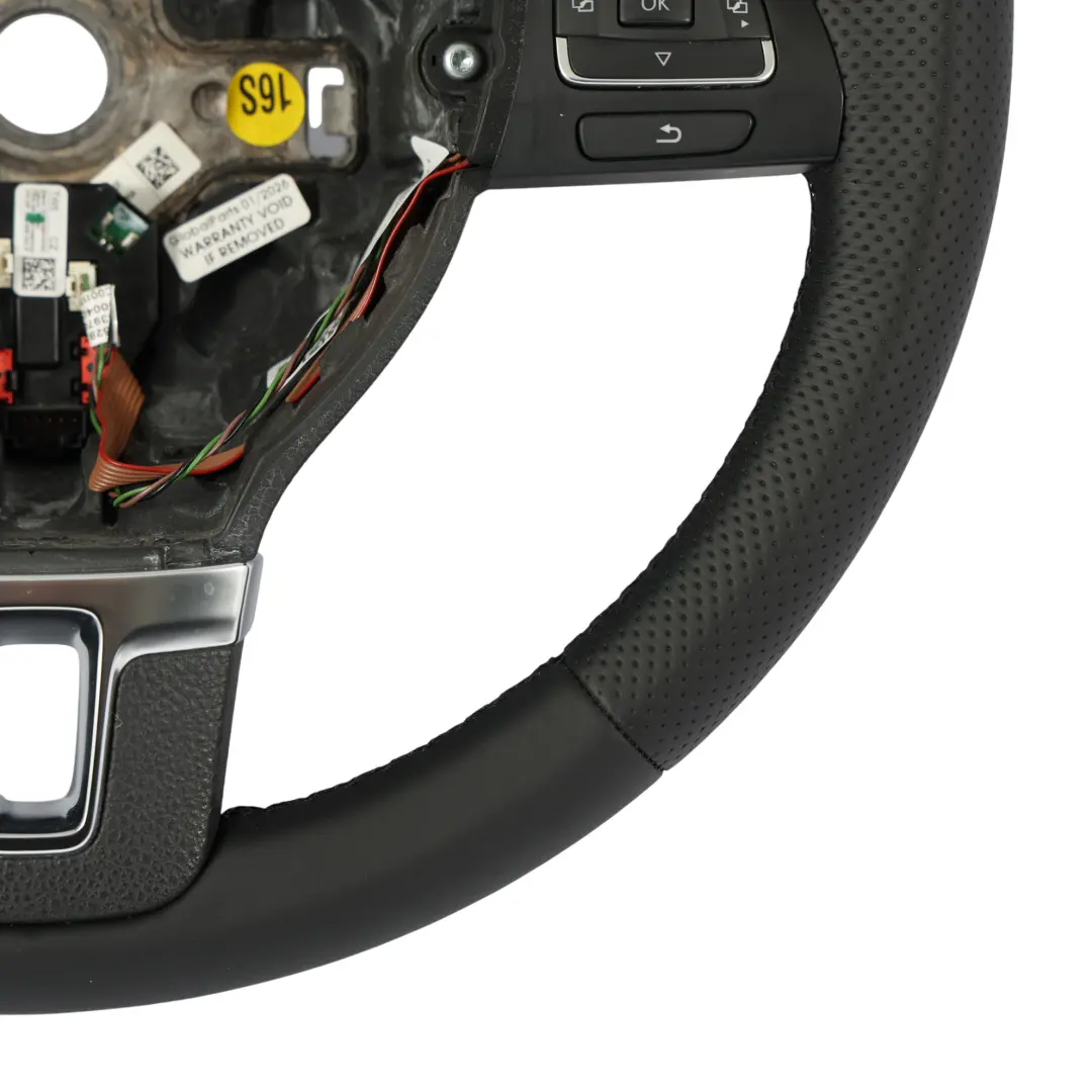 Volkswagen Tiguan 5N Steering Wheel NEW Black Leather Paddle Shift - SKU 1T0419091AD-1 - Part number 1T0419091AD