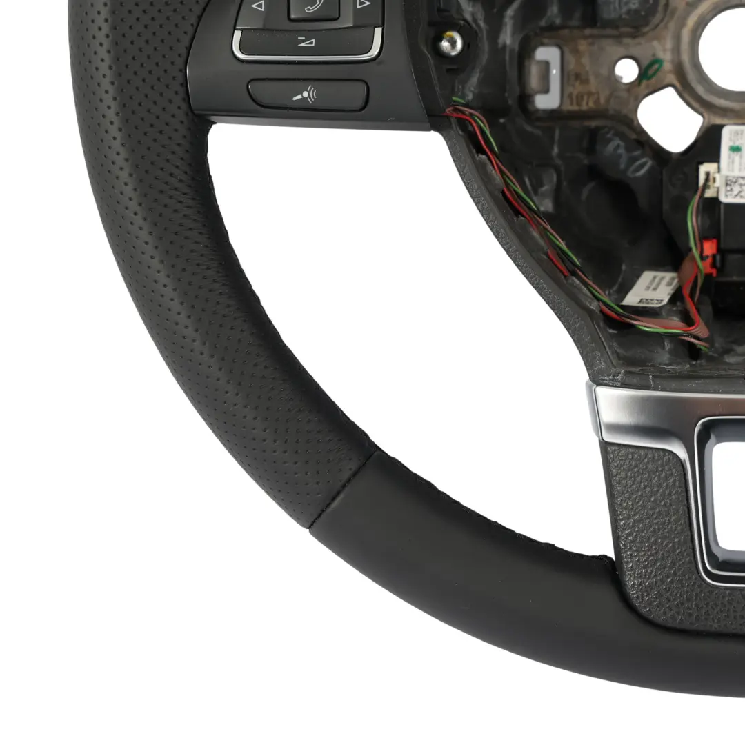 Volkswagen Tiguan 5N Lenkrad NEU Schwarz Leder Schaltwippen - SKU 1T0419091AD-1 - Teilenummer 1T0419091AD
