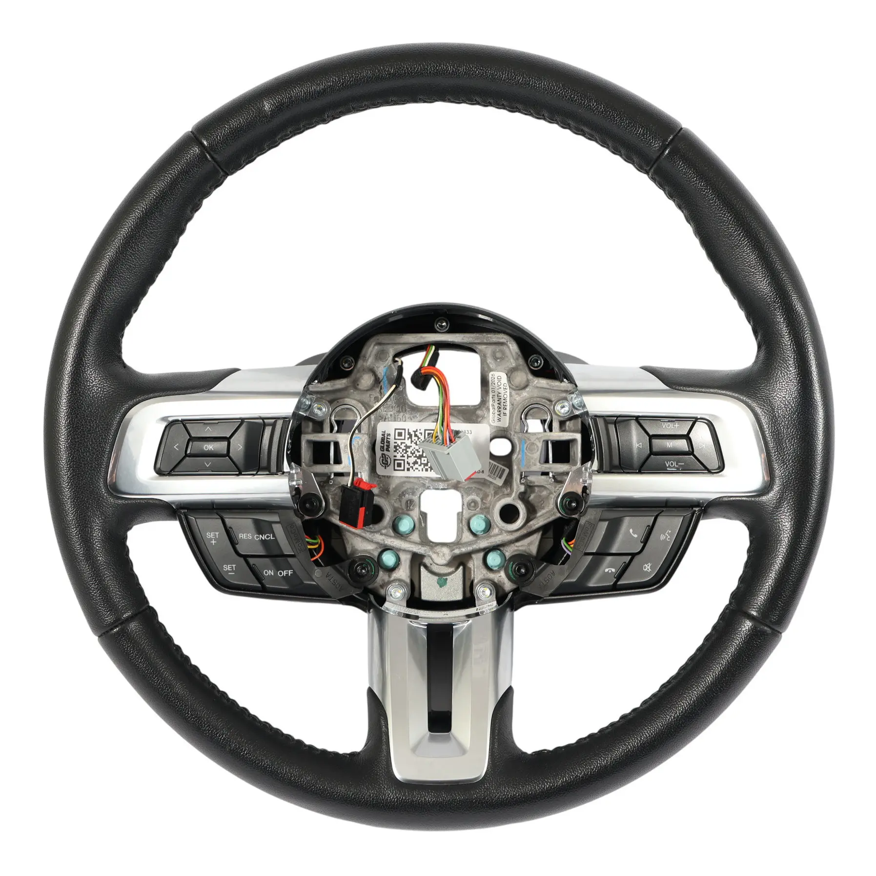 Ford Mustang VI Kierownica Czarna Skóra Multifunkcja FR33-3F830-AF