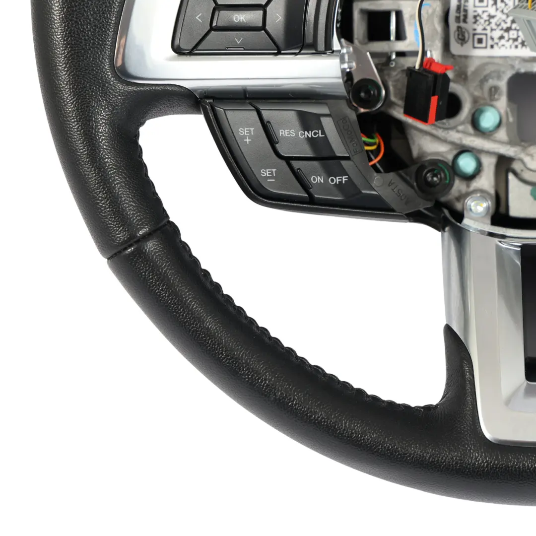 Nero In Pelle Multifunzione FR33-3F830-AF per Ford Mustang VI Volante con numero di parte 2079333 Ford Mustang VI Volante Nero In Pelle Multifunzione FR33-3F830-AF - SKU 2079333 - Numero di parte 2079333