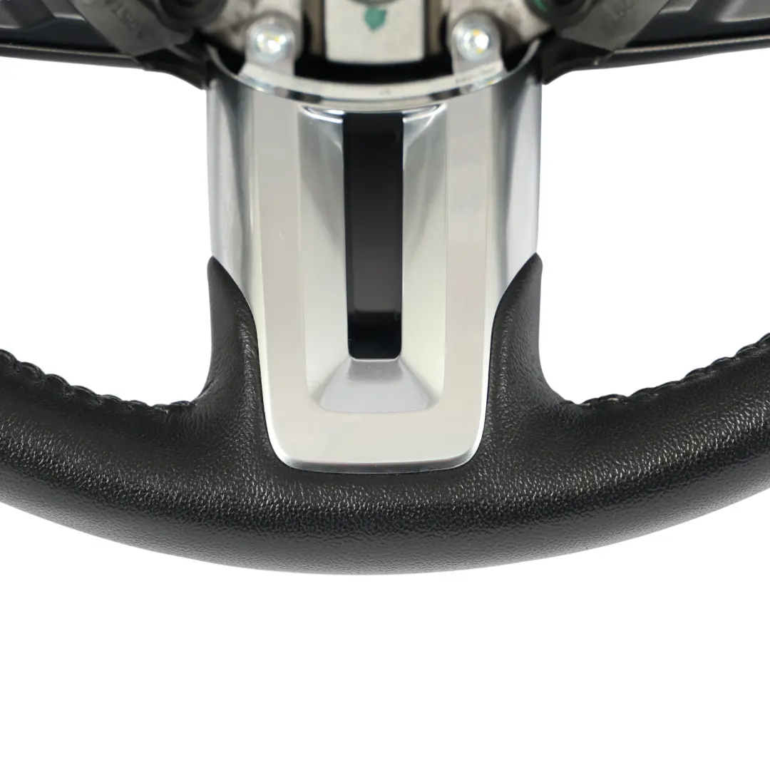 Lenkrad Schwarz Leder Multifunktion FR33-3F830-AF für Ford Mustang VI mit Teilenummer 2079333 Ford Mustang VI Lenkrad Schwarz Leder Multifunktion FR33-3F830-AF - SKU 2079333 - Teilenummer 2079333