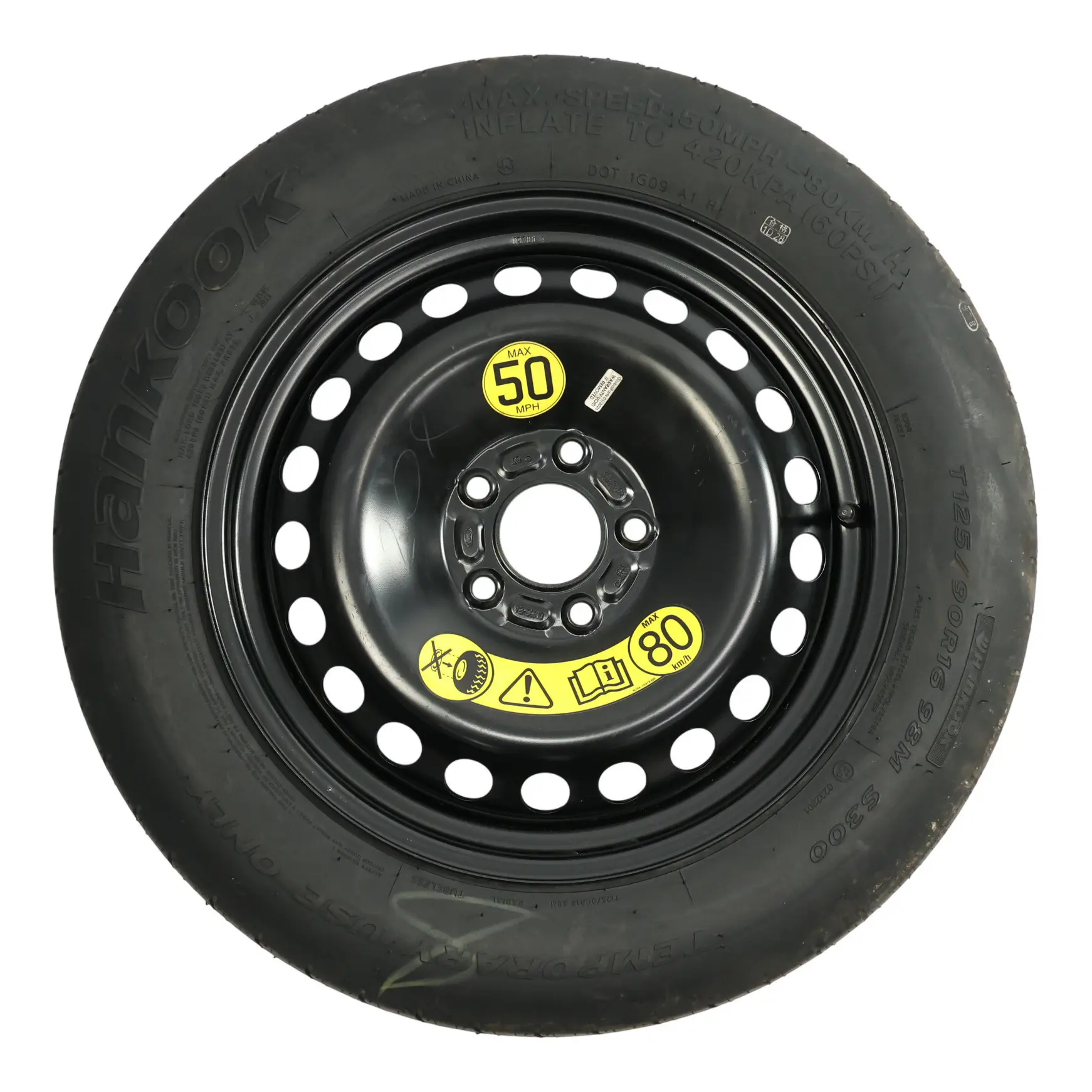 Ford Focus Mk3 Rueda De Repuesto Hankook Acero R16 125/90 ET:25 2160848