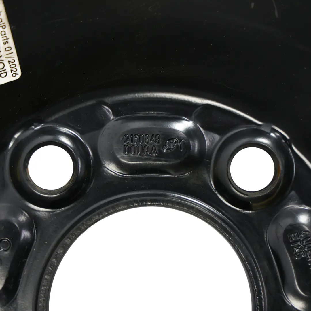 Ford Focus Mk3 Spare Space Hankook Tyre Wheel Steel R16 125/90 ET:25 - SKU 2160848 - Part number 2160848