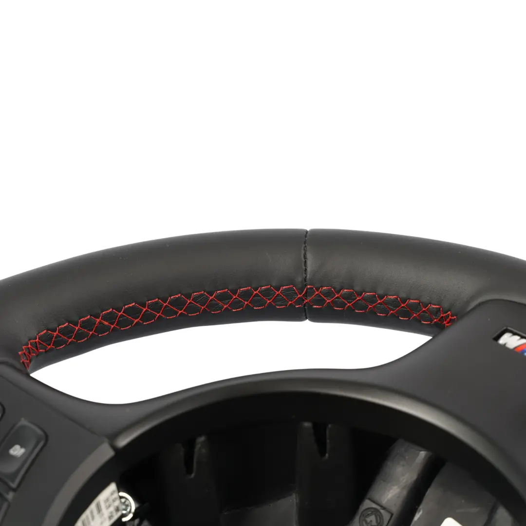 BMW E46 M3 E39 M5 Volante NUEVO Cuero Negro M Sport Hilo Rojo - SKU 2282020-2 - Número de pieza 2282020